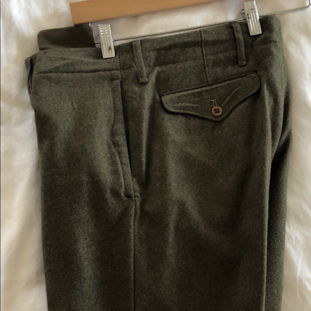 Green wool Ralph Lauren pants men’s